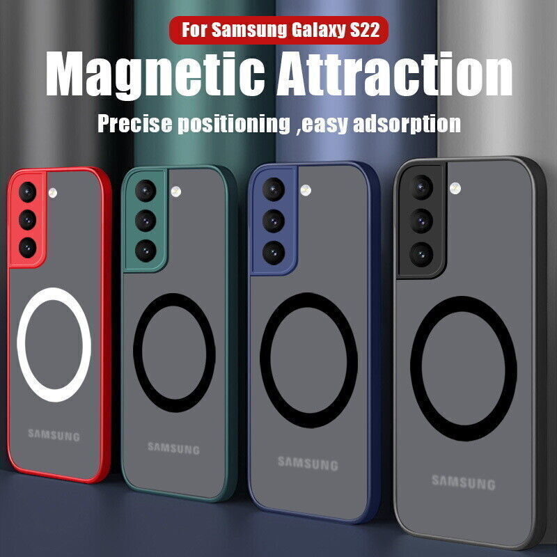 For Samsung Galaxy Note 20 S22 S21 S20 A54 Case Magsafe Frosted Slim Cover