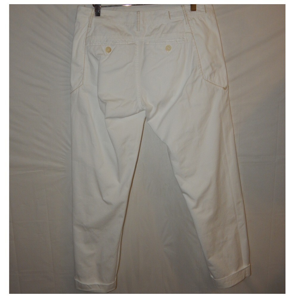 MARITHÉ FRANÇOIS GIRBAUD Cropped Pants S Marithe+François Girbaud cropped designer trousers with a creative