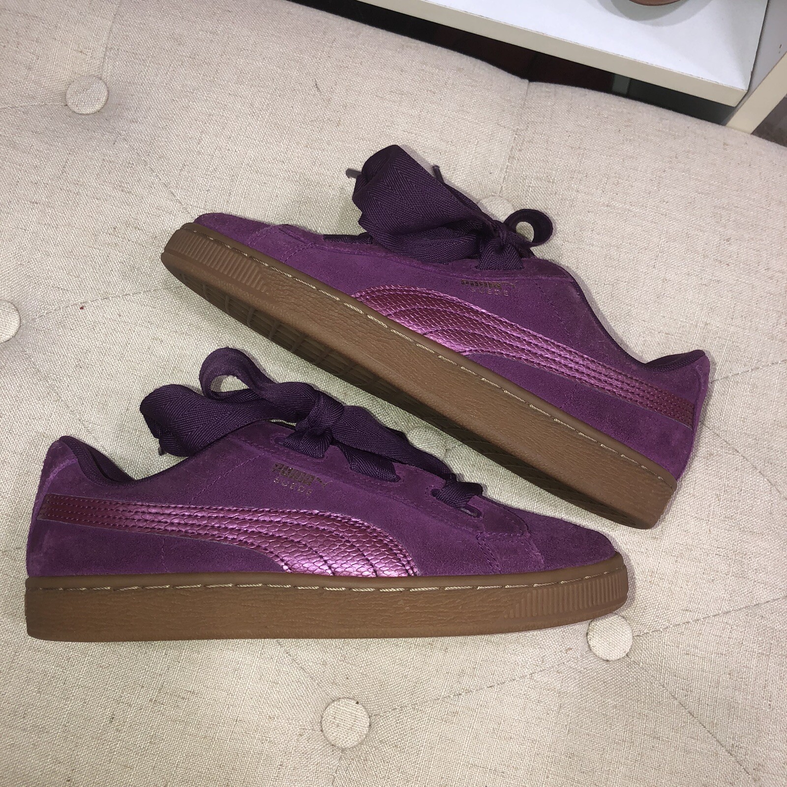 purple puma laces