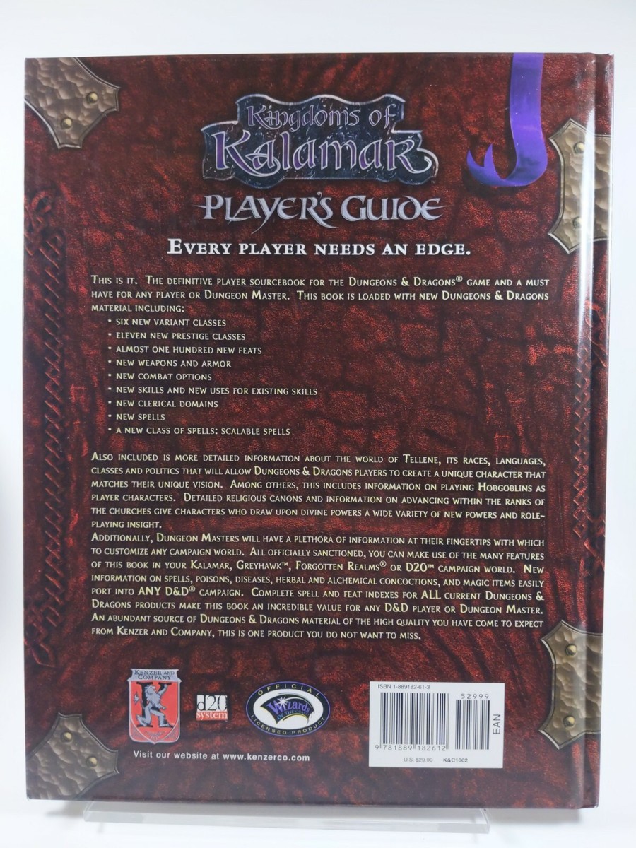 d20: Kingdoms of Kalamar - Player's Guide | eBay