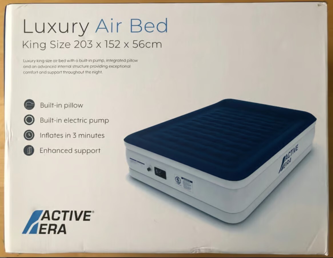 Active Era® Luxury King Air Bed Air Mattress with Built-in Pump
