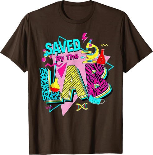 Lab Week 2025 Saved By The Lab Retro Medical Laboratory Tech T-Shirt Hoodie - Picture 15 of 18