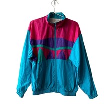 Vintage Retro Totes 80s Windbreaker Size Small