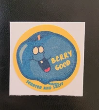 scratch and sniff stickers NEW Wacky Whiffer 1.5 in Blueberry scent
