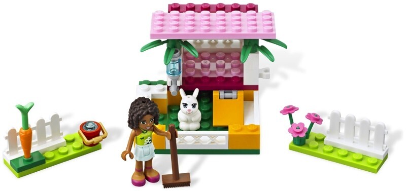 Lego 3938 Friends ANDREA'S BUNNY HOUSE Complete Never Built w