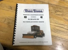 Broce Broom RJ-350 , RC-350 Sweeper Operation & Maintenance Manual