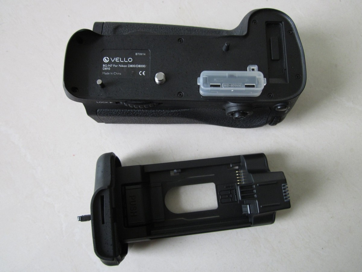 Vello Battery Grip BG-N7 for Nikon D800 / D800E 847628559882| eBay