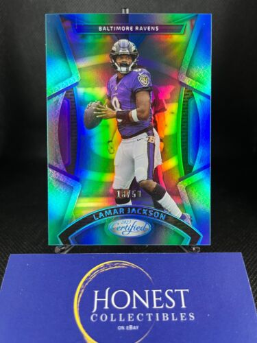 Lamar Jackson /50 (SP) - 2023 Panini Certified Short Print 18/50 #65