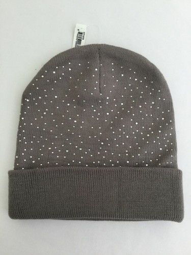 Natasha Tan Jeweled Beanie Hat NWT OS 