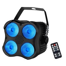 Stage Par Lights, AQOOL RGBW LED Par Can Light,Super Bright DJ Wash Light wit...