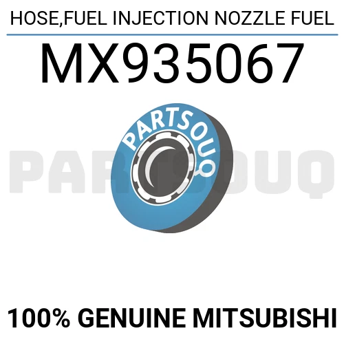 MX935067 Genuine Mitsubishi HOSE,FUEL INJECTION NOZZLE FUEL | eBay 