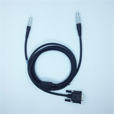 Leica GEV187 Y-cable connects TPS1200/TS to PC RS232 serial and Battey