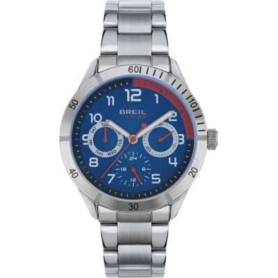 Herrenuhr BREIL Tribe MATE EW0618 Multifunktion Stahlarmband blau