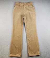 French Dressing Corduroy Pants Women's 8 28x31 Tan Stretch Bootcut FDJ Jeans