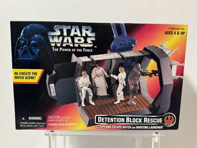 STAR WARS Vintage 1996 Kenner The POF  Detention Block Rescue New