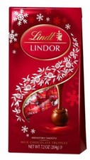 Lindt LINDOR Milk Chocolate Holiday Truffle 7.2 Ounce