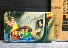 Vintage 1980s McPizza McDonald's Button Pin Gondola Italy Group II Communication