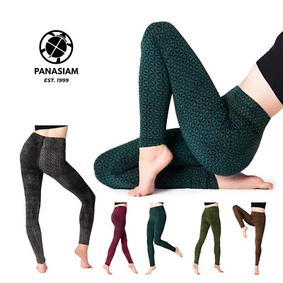 PANASIAM Batik Leggings Lebensblume | atmungsaktiv | Yoga Sport Fitness Freizeit - Bild 1 von 2