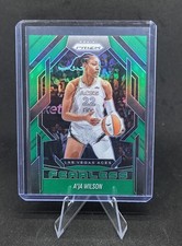 2025 Panini Prizm WNBA - Fearless A'ja Wilson #3 Green Prizm