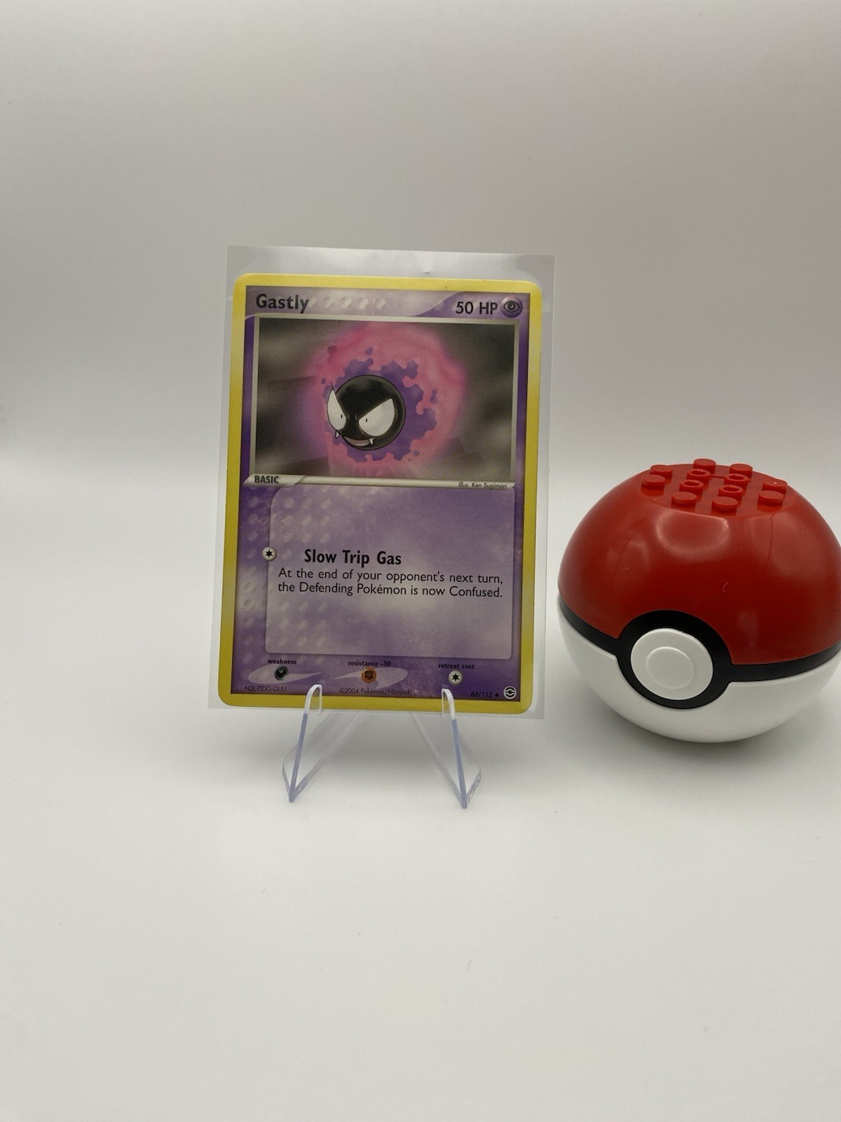 Pokémon TCG Gastly Card 63/112 FireRed & LeafGreen Regular