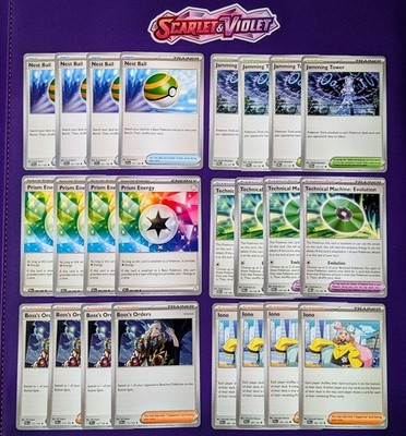 Pokemon TCG Trainer Playsets Scarlet Violet Era Items Supporters Stadien Tools