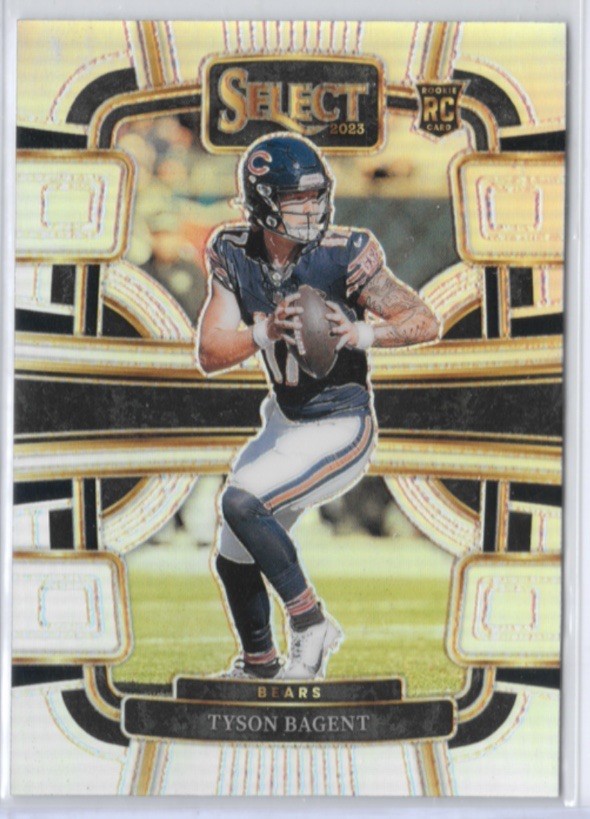2023 Panini Select - Concourse Tyson Bagent #18 Silver Prizm (RC)