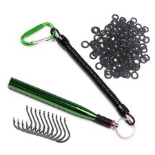 Wacky Rigging Tool ORings Rig Soft Plastic Rubber Worms Bass Fishing Neko