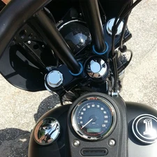 Easy Install CNC Handlebar Riser Bushings For DYNA LOW RIDER STREET CVO FAT BOB