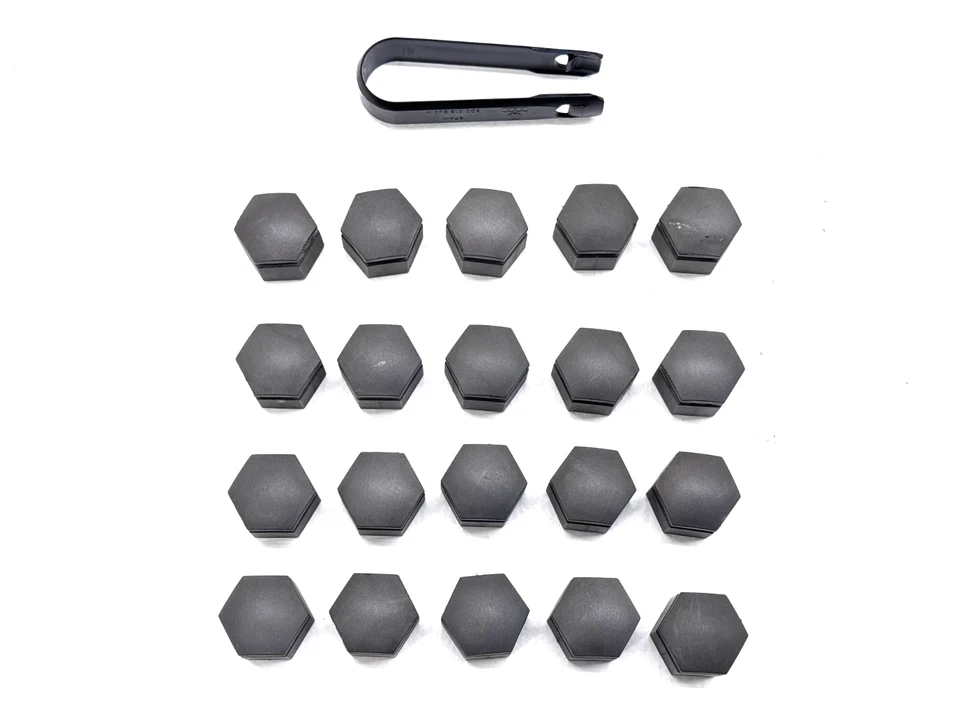 2007–2015 AUDI Q7 LUG NUT BOLT COVER CAP SET OF 20 W/ TOOL OEM 4L0601173 - Image 3 of 4