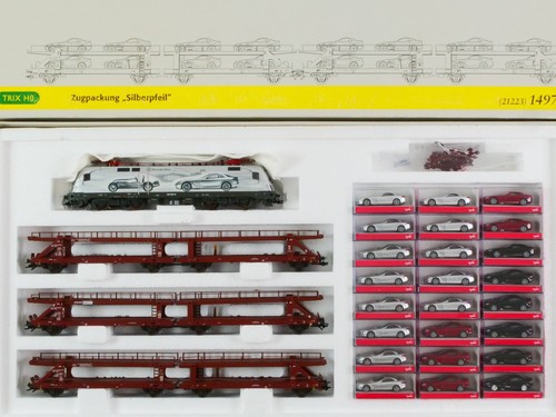 Trix 21223 Herpa 149761 Zugset Mercedes Silberpfeil Digital OVP 1706-18-36 | Condition: Gebraucht