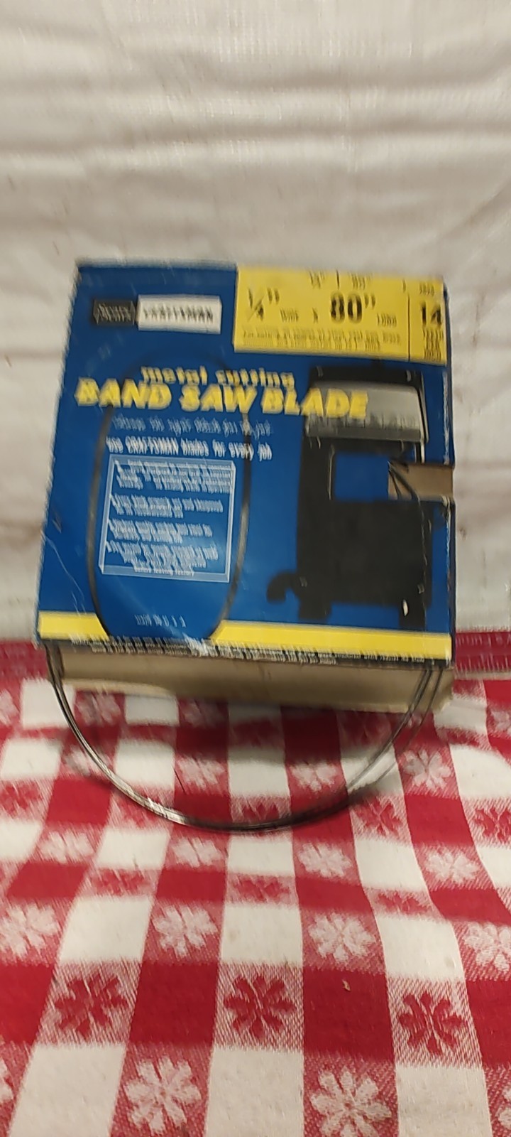 Craftsman 80-Inch 1/4-Inch Wide Band Saw Blade with 14 TPI