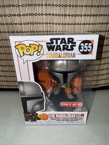 Funko Pop! Star Wars The Mandalorian Flame Throwing #355 (Target) Vinyl Figure