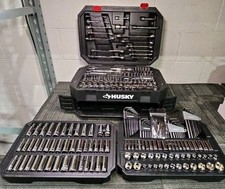 Husky Tools 278pc SAE/Metric Mechanics Tool Set + 3-Drawer Tool Box