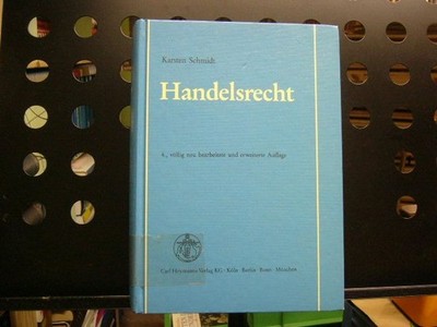 Handelsrecht Schmidt, Karsten :