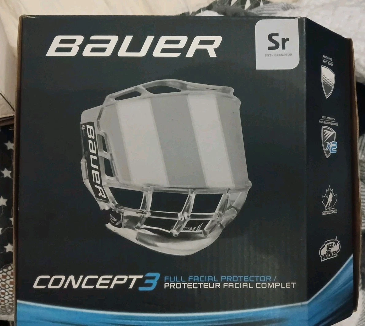 Bauer Concept III Face Shield - Thumbnail 2