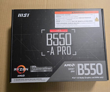 MSI PRO B550-A PRO AM4 AMD B550 SATA 6Gb/s USB 3.0 ATX AMD Motherboard