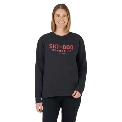 Genuine SEA-DOO, SKI-DOO, CAN-AM 2880511490 | LADIES SKIDOO VINTAGE CREW BLK 2XL
