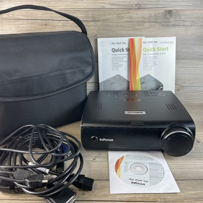 InFocus DLP projector IN37EP w/Bag, DVI, S-Video, Manual, Composite TESTED!