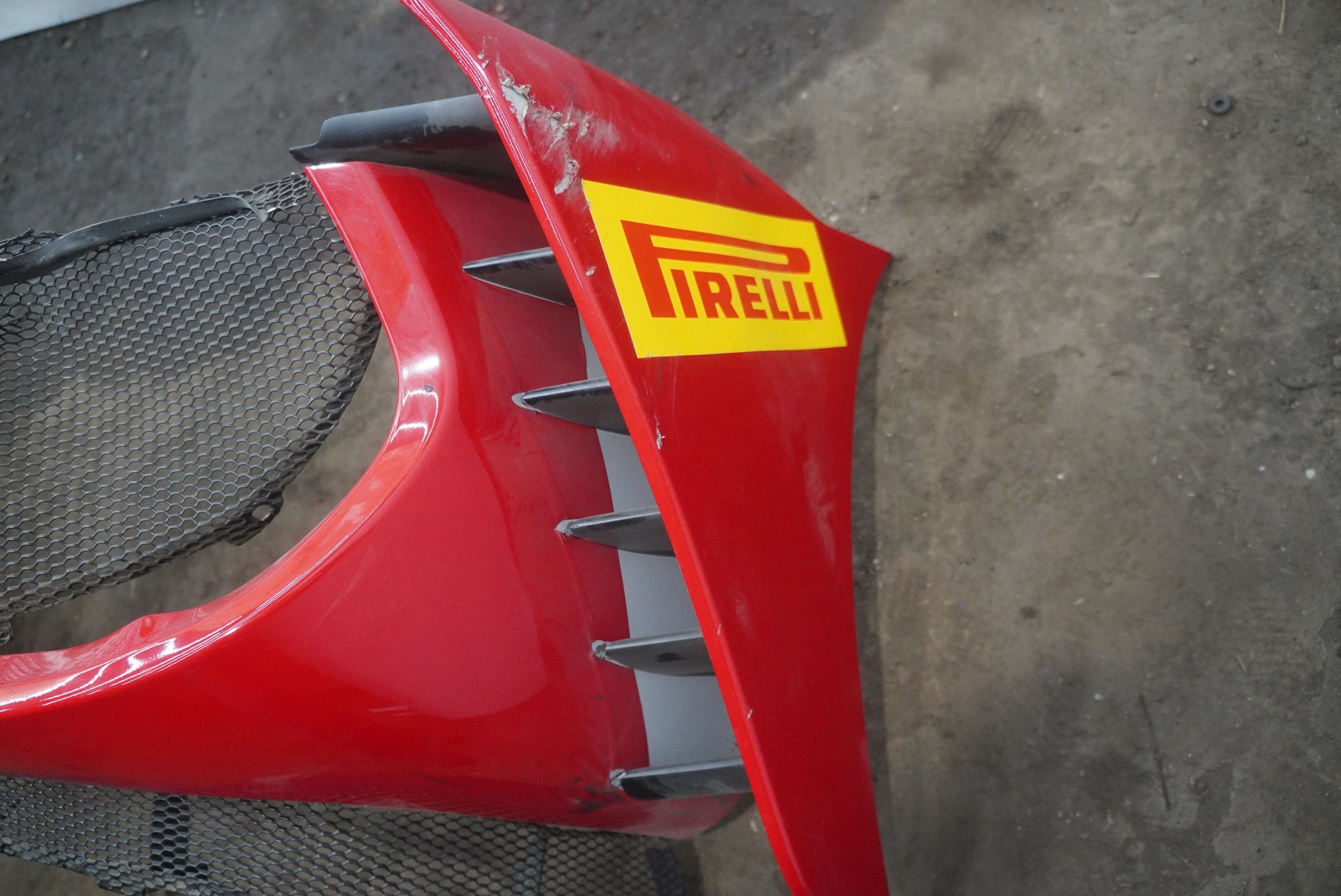 Ferrari 296 Challenge Rear Bumper grille P/N 985784420