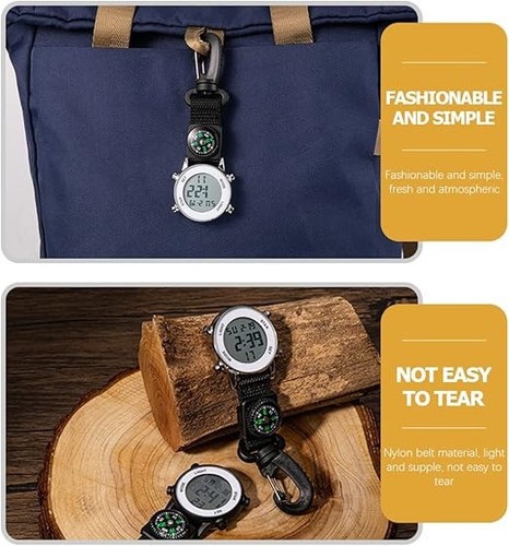 Gatuida Digital Pocket Watch Multi Function Wall Watch Digital Watch E Clips - Picture 3 of 6