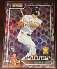 Topps 2026 Series 1 Roman Anthony RC Purple Easter Egg #189 Boston Red Sox
