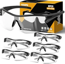 Safety Glasses Goggles for Men, anti Scratch ANSI Z87+ Compliant UV Protection P