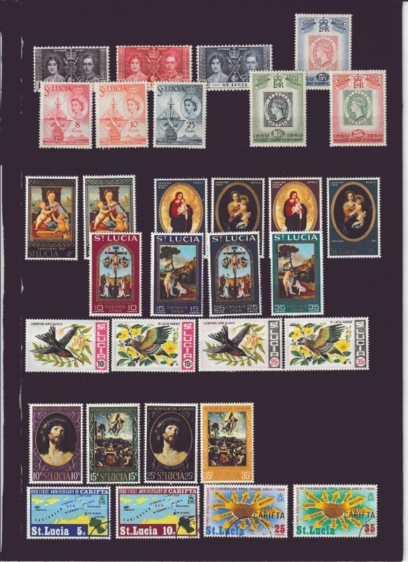 St Lucia - Lot 2 - A Collection of 88 Different Stamps