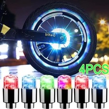 8pcs Car Auto Wheel Tire Tyre Air Valve Stem Led Light Caps Cover Accessories Us