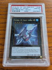 Yugioh Number 101: Silent Honor ARK 1st Edition Gold Ultra PGL2-EN046 PSA 10 GEM