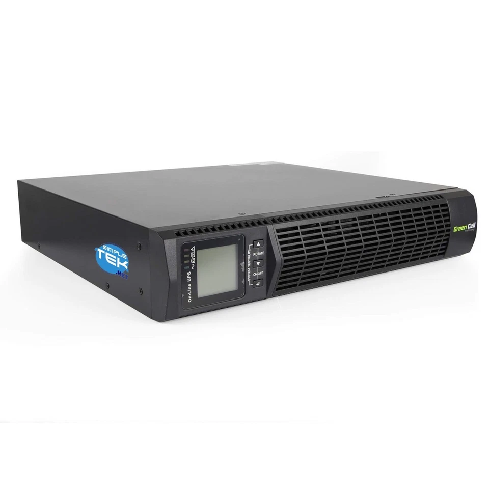 Ups Rackmount 1000VA 900W Mit 6 Steckdosen IEC USB RS232 Online Bildschirm Rack - Bild 2 von 4