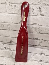 Vintage Old Fashioned Shoemakers SAS Advertising Shoe Horn 7" Plastic USA RED