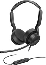 Yealink UH42 USB-A Headset with Microphone for PC Computer, Wired Headset Teams