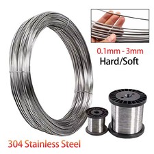 304 Stainless Steel Soft And Hard Steel Wire 0.1mm - 3mm Wire Rustproof Durable