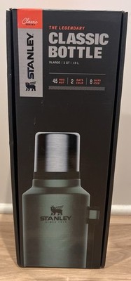 NEW Green Stanley 1.9L Double XL Insulated Bottle Thermos 64oz Vacuum 2 QT